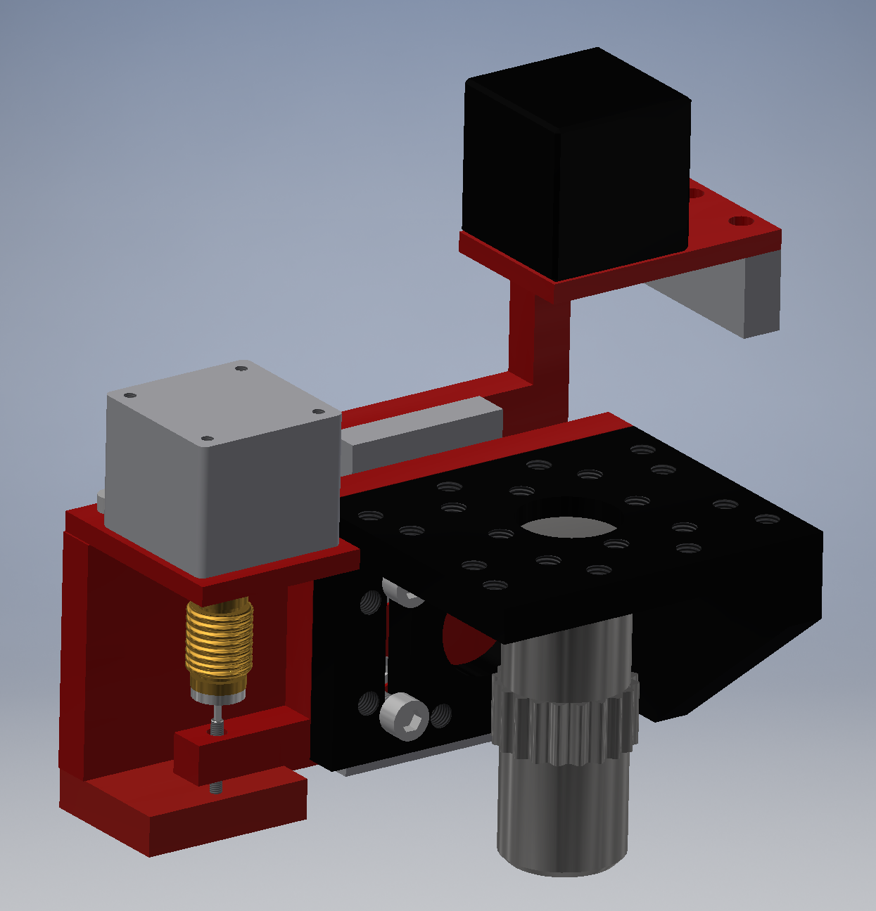close-up on the z-axis